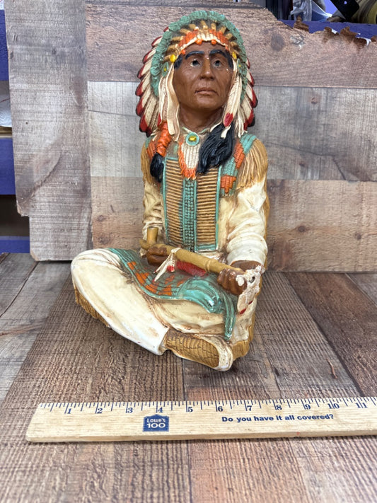 Vintage Universal Statuary Native American Chief Statue