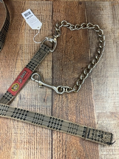 5/A Baker® Plaid Lead with Chain