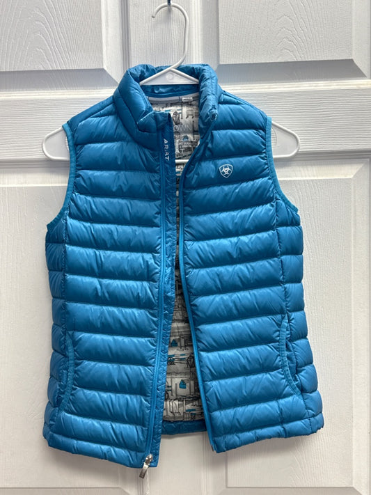 Children's Ariat Vest, Down XL Blue
