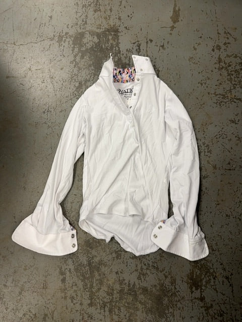 Ovation Children's Show Shirt, XS white
