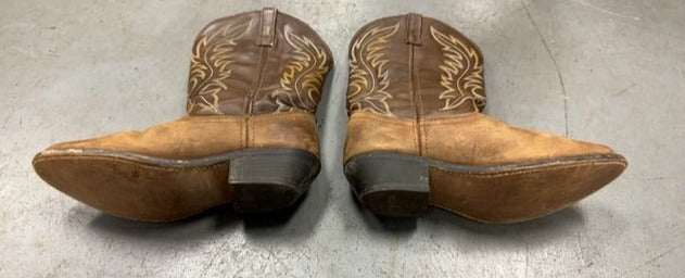 Laredo Cowboy Boots, 9 M Two Tone