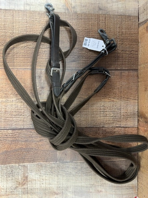 Draw Reins, with clips brown